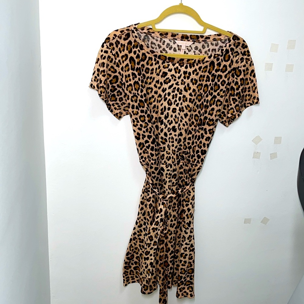 Rebecca Taylor size Small leopard cotton dress